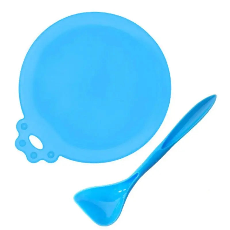 2 Pack Reusable Silicone Pet Food Can Covers for Dogs and Cats Universal Fit Airtight Tin Lid Seal with Spoon
