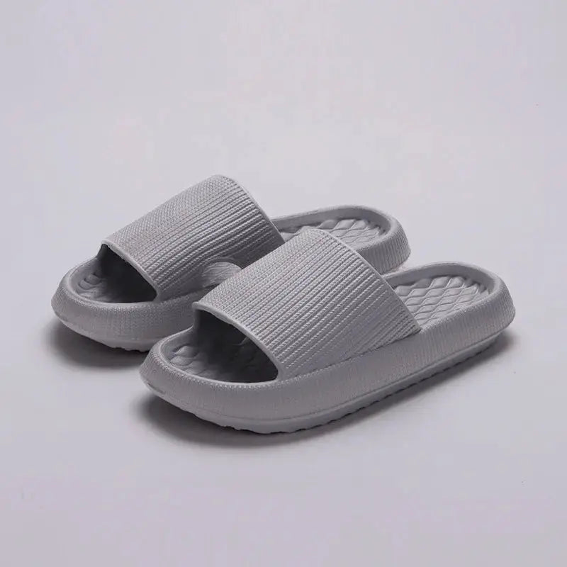 Lucyever Cloud Slippers For Women Non Slip EVA Thick Platform Slides Indoor Bathroom Comfort