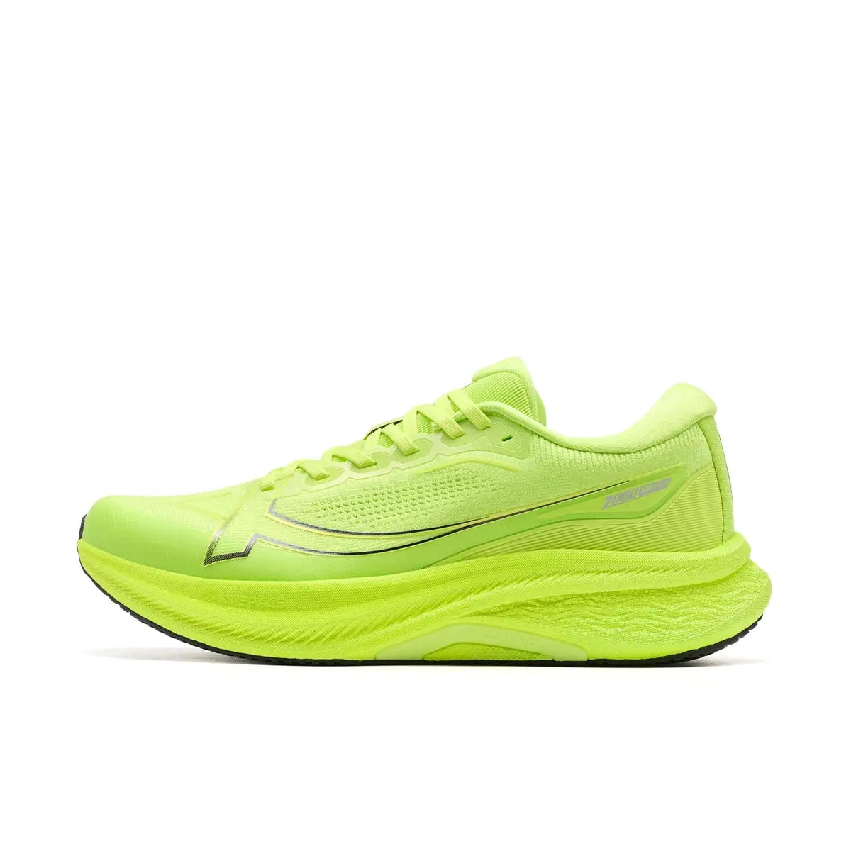 Xtep 2000km Plus running shoes neon lime green, lightweight anti-slip sneakers