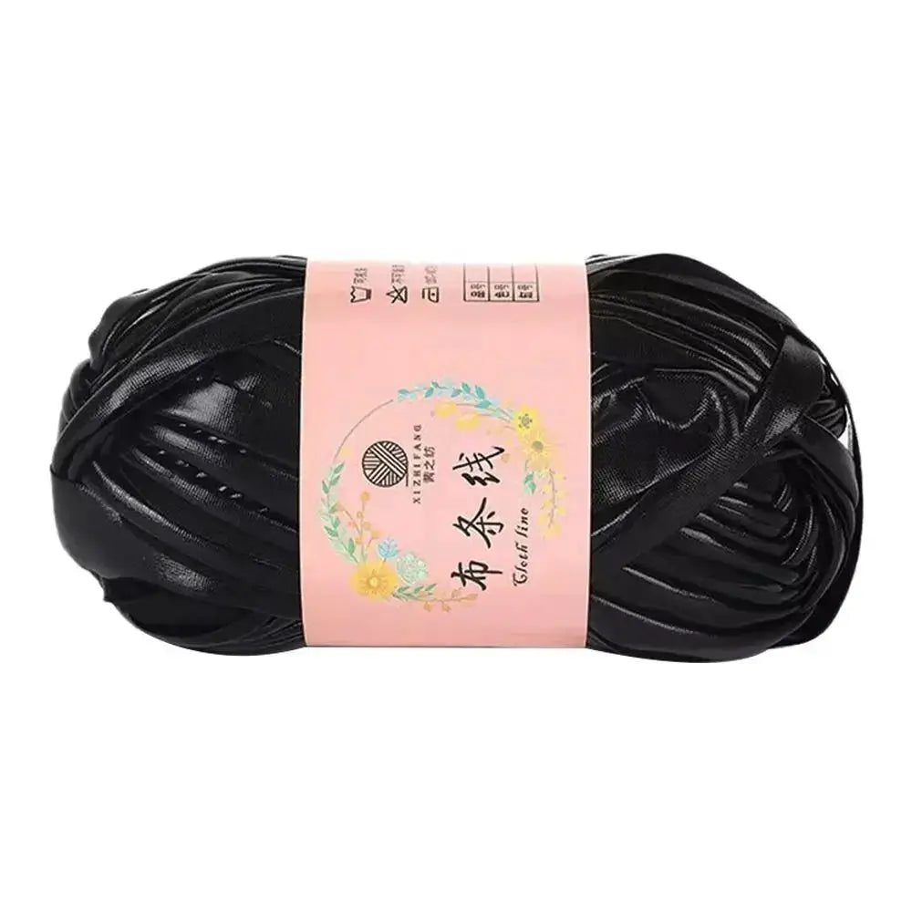 Imitation Leather Crochet Yarn With Magic Color Shine for DIY Sewing and Hand Knitting Ideal for Cushions and Home Decor