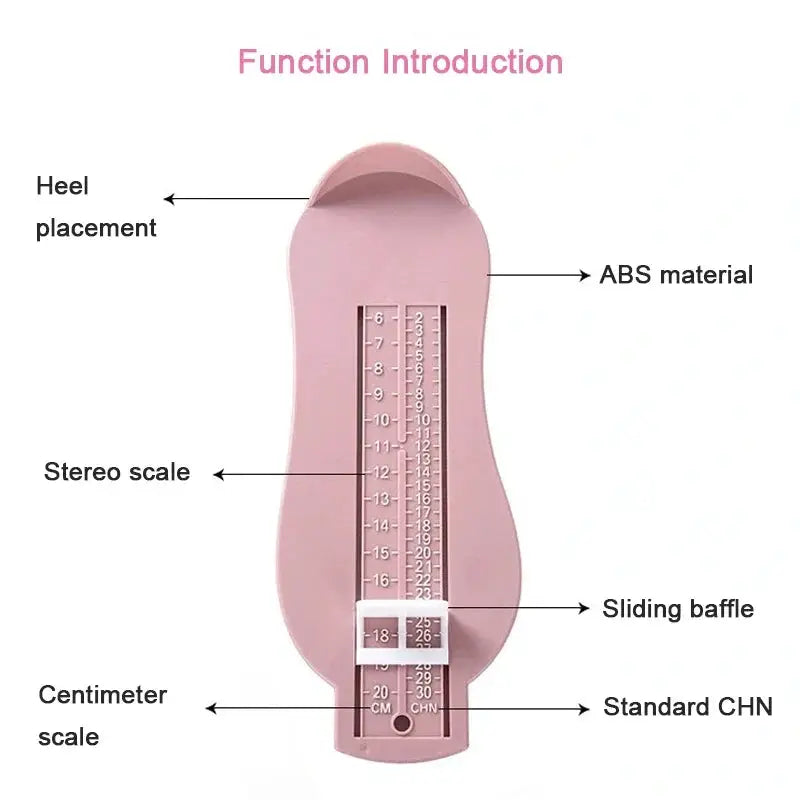 Kids Toddler Foot Measuring Ruler Gauge For Shoes Size Foot Length Tool For Babies Boys And Girls