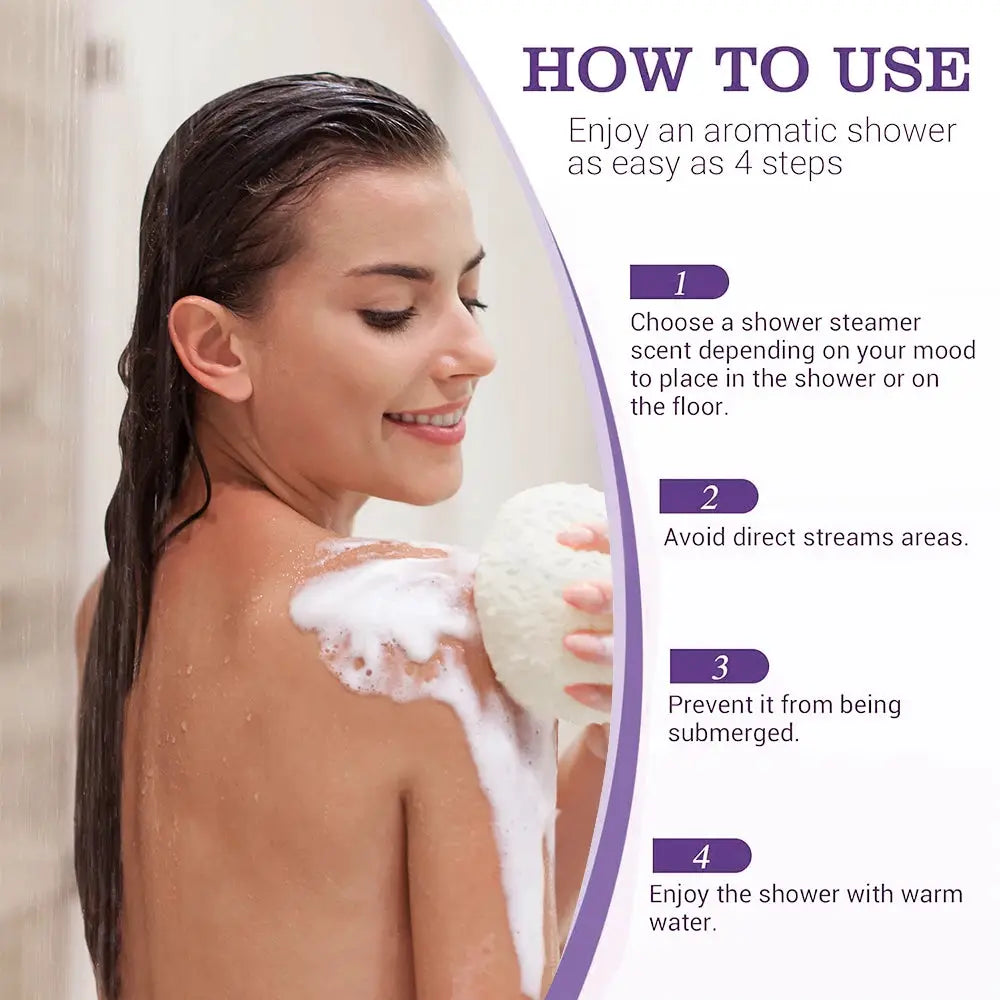 Aromatherapy Shower Steamers 12 Pack Gift Set With Essential Oils For Self Care Spa Birthday Gifts For Women