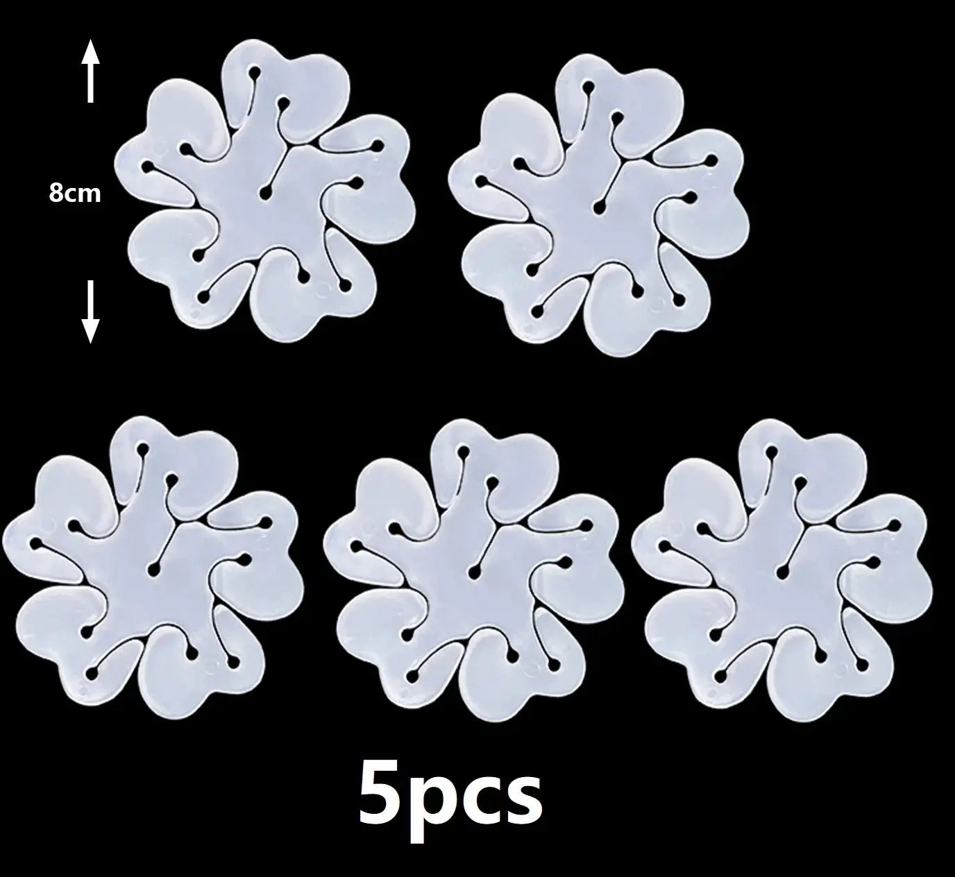 100 Pieces Per Roll Double Sided Removable Clear Stickers For Balloons And Party Decorations Christmas Wedding Birthday