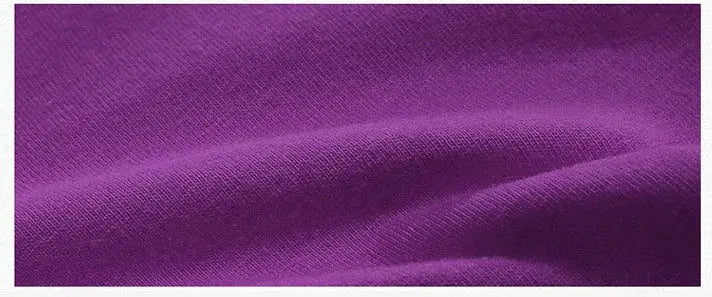 Plus-size cotton panties fabric in purple by Simples Market, close-up texture