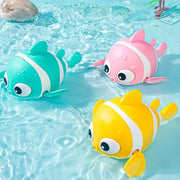 Baby Bath Toys Cute Floating Wind Up Fish Cartoon Animals Water Game Classic Clockwork Toys For Toddlers