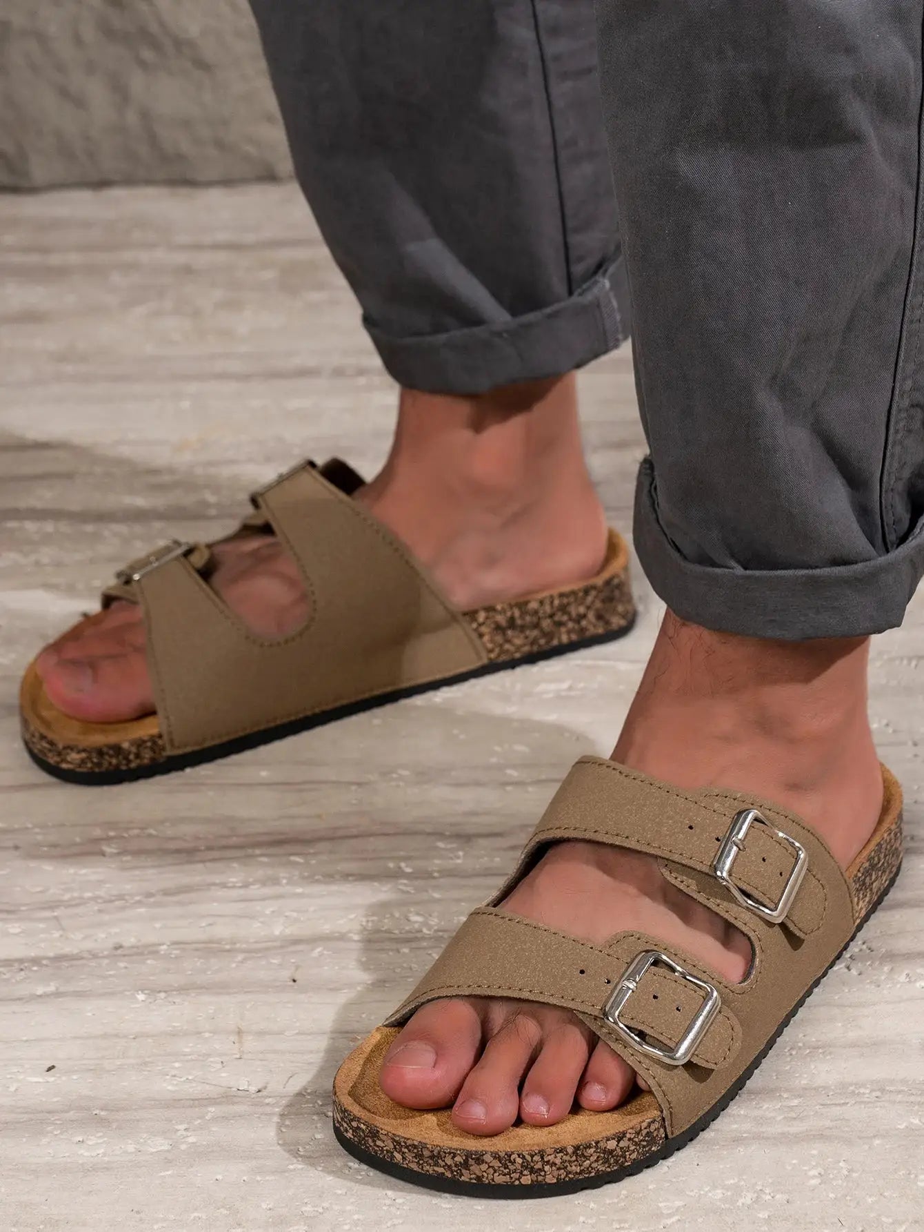EverStride Mens Waterproof Non Slip EVA Slip On Slippers For Indoor Outdoor Comfort And Durability