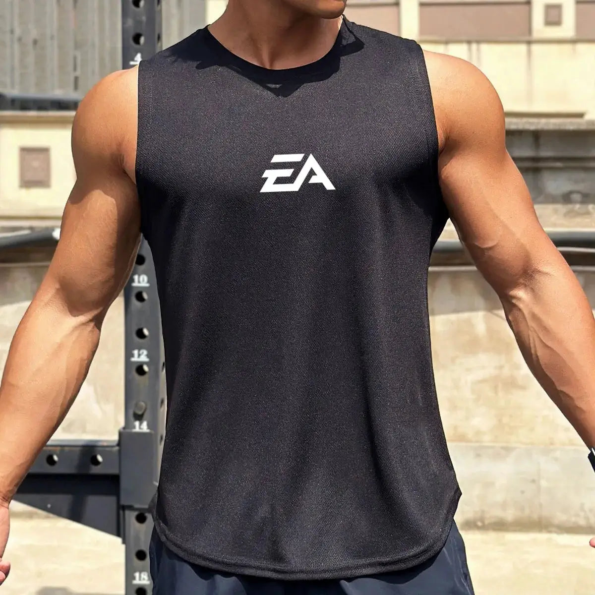 Summer Mens Sleeveless Quick Dry Mesh Vest For Sports Fitness Swimming And Running Lightweight Breathable