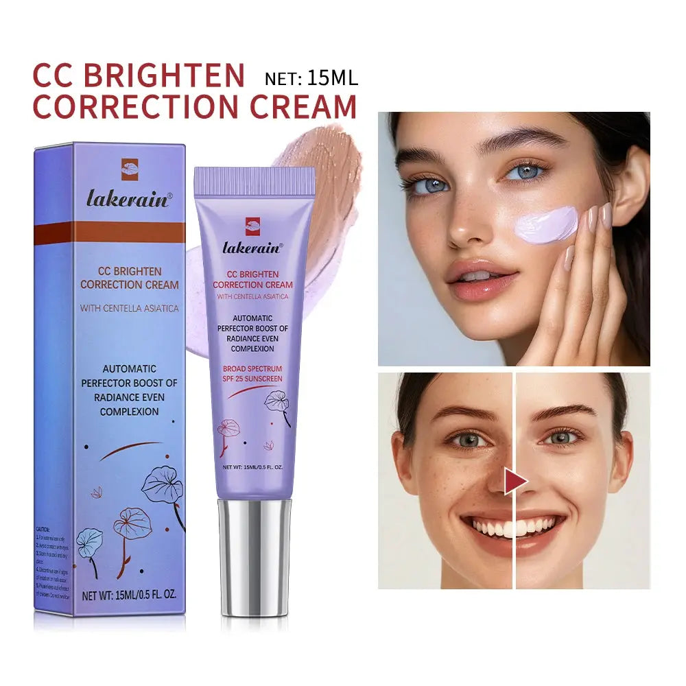 Korean Glow CC Cream Color Changing Liquid Foundation With High Coverage Hydrating Water Gel Formula