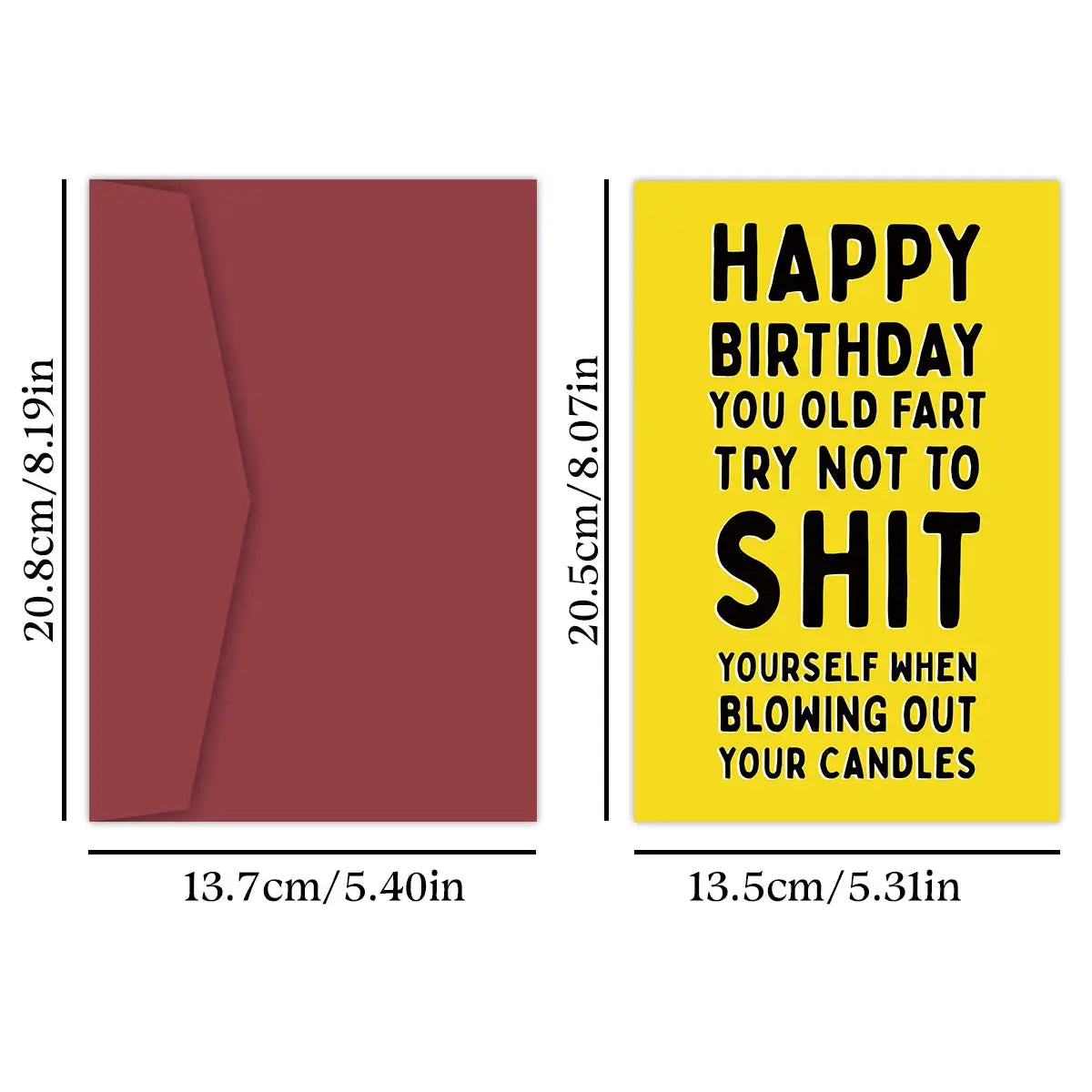 Funny Happy Birthday Card For Him And Her Anniversary Card For Husband Boyfriend Wife Girlfriend