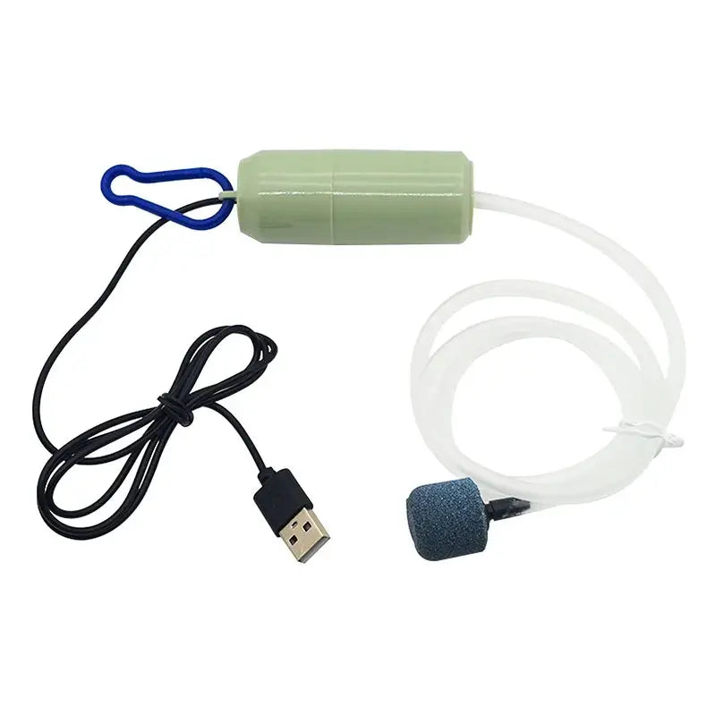USB Aquarium Air Pump Silent Air Compressor Oxygenator 5V Portable Mini Oxygen Aerator For Fish Tank