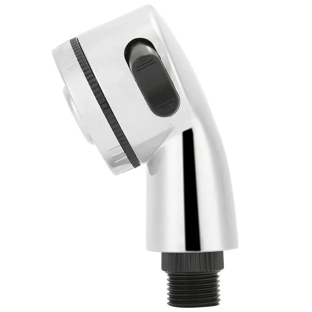 Chrome shower head adapter with G1/2 interface and side switch