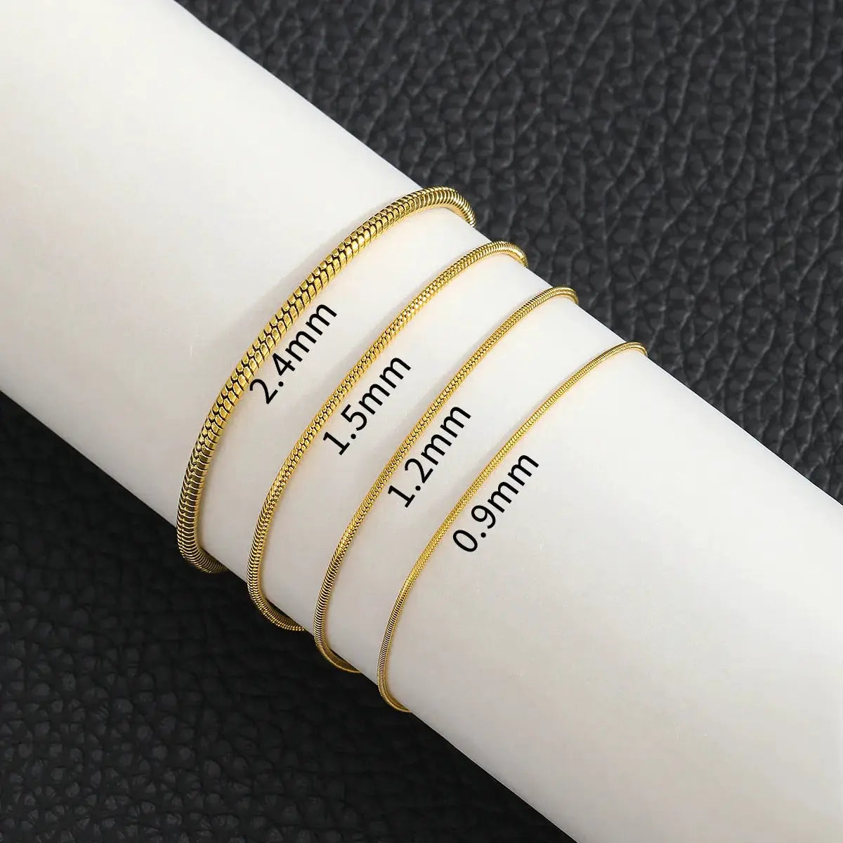 Stainless Steel Square Snake Bone Chain Bracelet For Women Hip Hop Jewelry Trendy Party Accessory