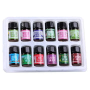 12 Pack 3ml Essential Oils for Diffuser Air Freshener Natural Plant Aromatherapy Fragrance Humidifier
