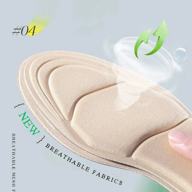 ComfyStep Memory Foam Insoles For Women High Heels Anti Slip Breathable Cushioned Comfort Cutable