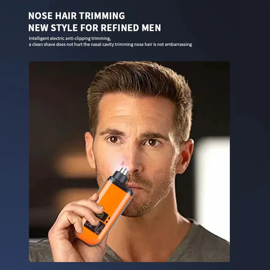 GroomMaster 2 In 1 Electric Ear And Nose Trimmer For Men Portable Painless Grooming 2024