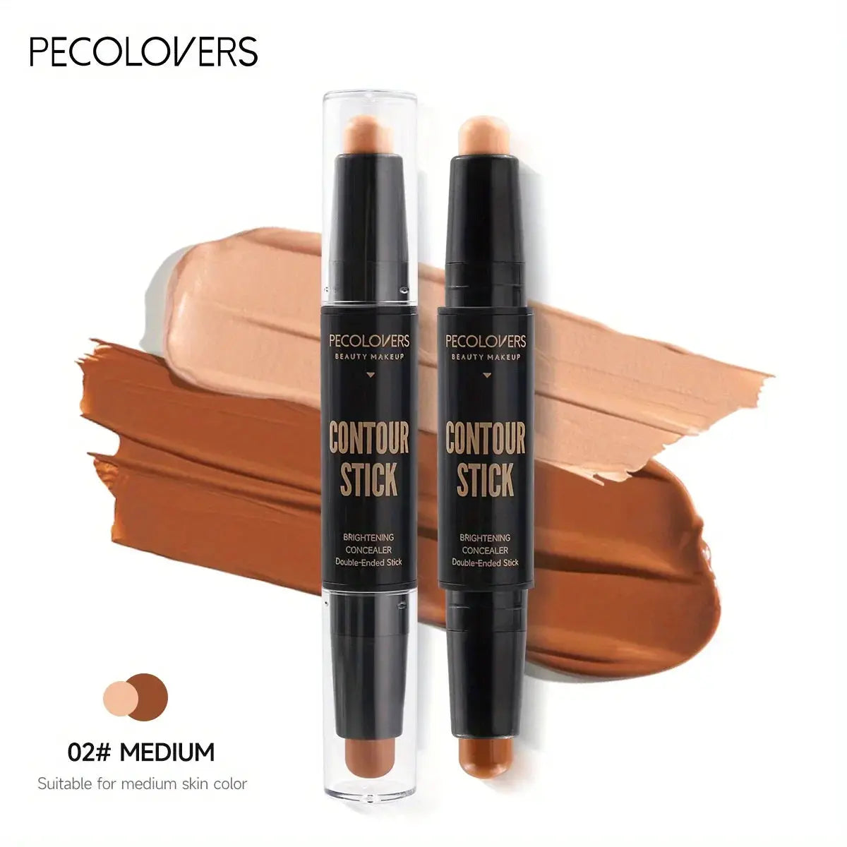 GlowPro Double Head Highlight Pen Waterproof Foundation Contour Concealer Pencil For Flawless Coverage