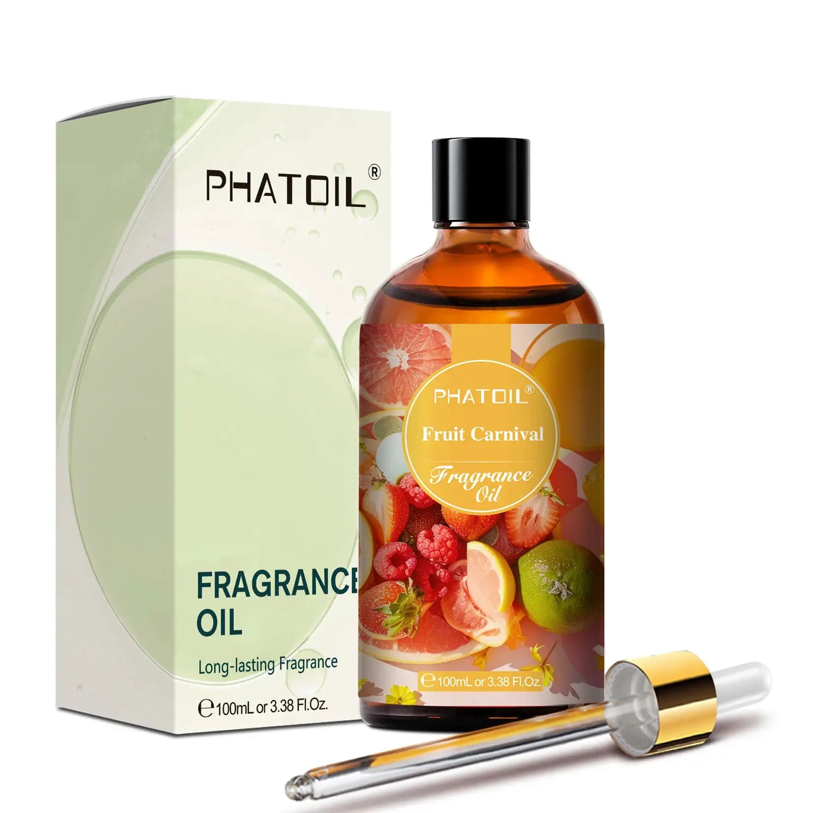 PHATOIL 100ml Fragrance Oils Set With Dropper White Musk Orange Blossom Bubble Gum Baby Powder Coffee For Aromatherapy