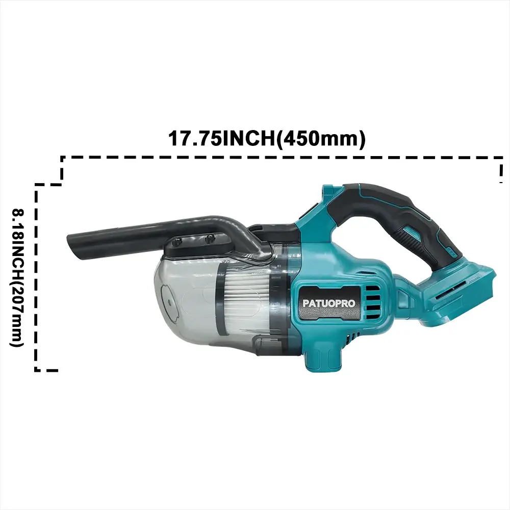 Cordless Handheld Vacuum Cleaner for Makita 18V Battery Portable Cleaning on Hard Floors Carpets Cars and Pet Hair