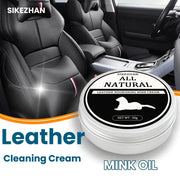 Leather nourishing mink cream for car interiors by SIKEZHAN, all natural leather care