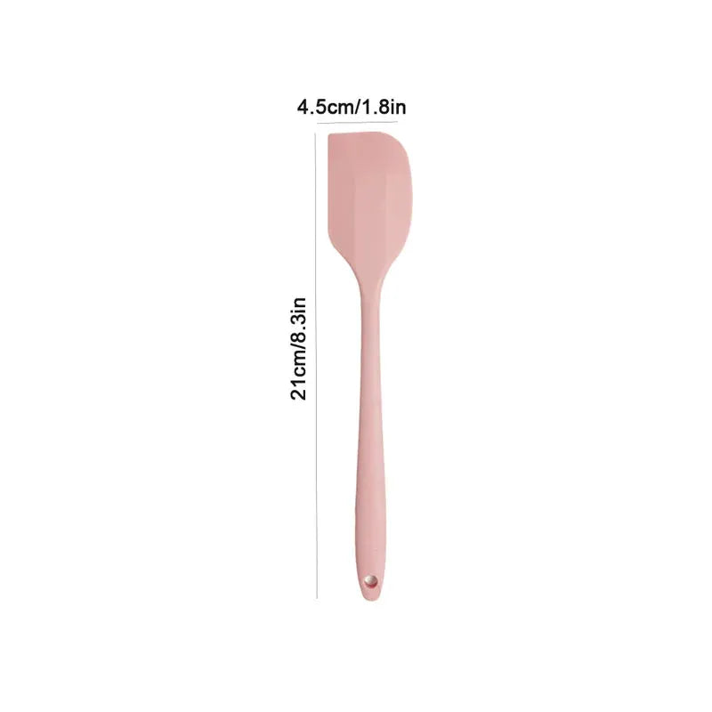 Silicone Cream Spatula Non Stick Heat Resistant Kitchen Baking Tool For Cakes And Desserts Flexible Cooking Utensil