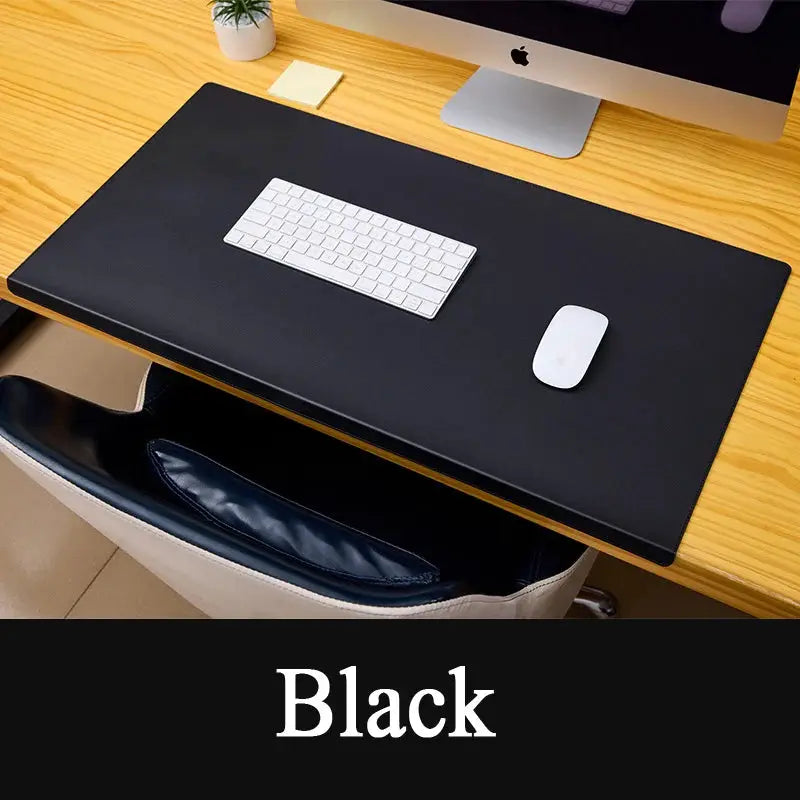 Folding Elbow Guard Wrist Guard PU Leather Desk Pad Big Mouse Pad for Laptop Computer Desk Mat Gaming Table Cushion