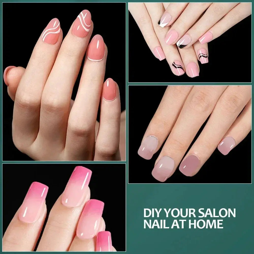 NailPop Soft Gel Nail Tips 600 Pcs Full Cover Coffin Almond Oval Shapes For Salon Quality At Home