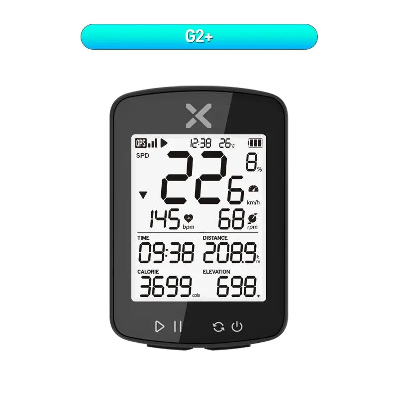 XOSS G2 Plus Wireless GPS Bike Computer For Road And MTB Waterproof Cadence ANT Plus