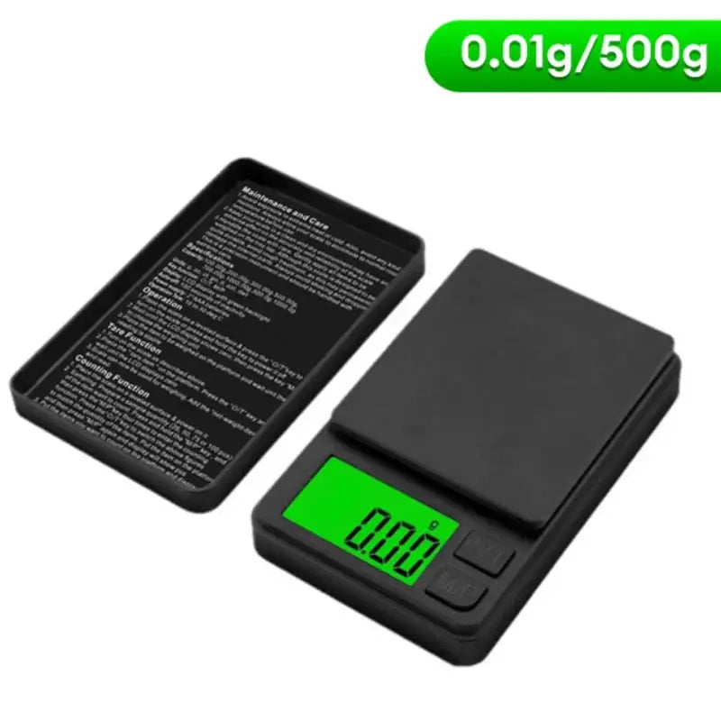 ZenPro Precision Pocket Scale 1000g Capacity 0.1g Increments With Backlit LCD For Travel Jewelry Food
