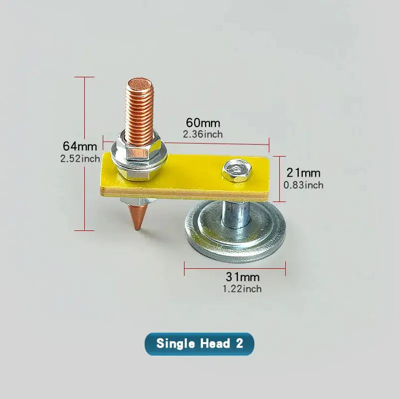 1 Pc Welding Magnet Head Magnetic Ground Clamp Holder For Welder Sheet Metal Repair And Ground Wire Fixture
