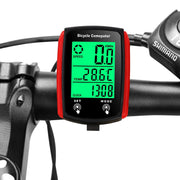 Wired Bike Computer Odometer With LCD Screen Cycling Speedometer For Mountain And Road Bikes