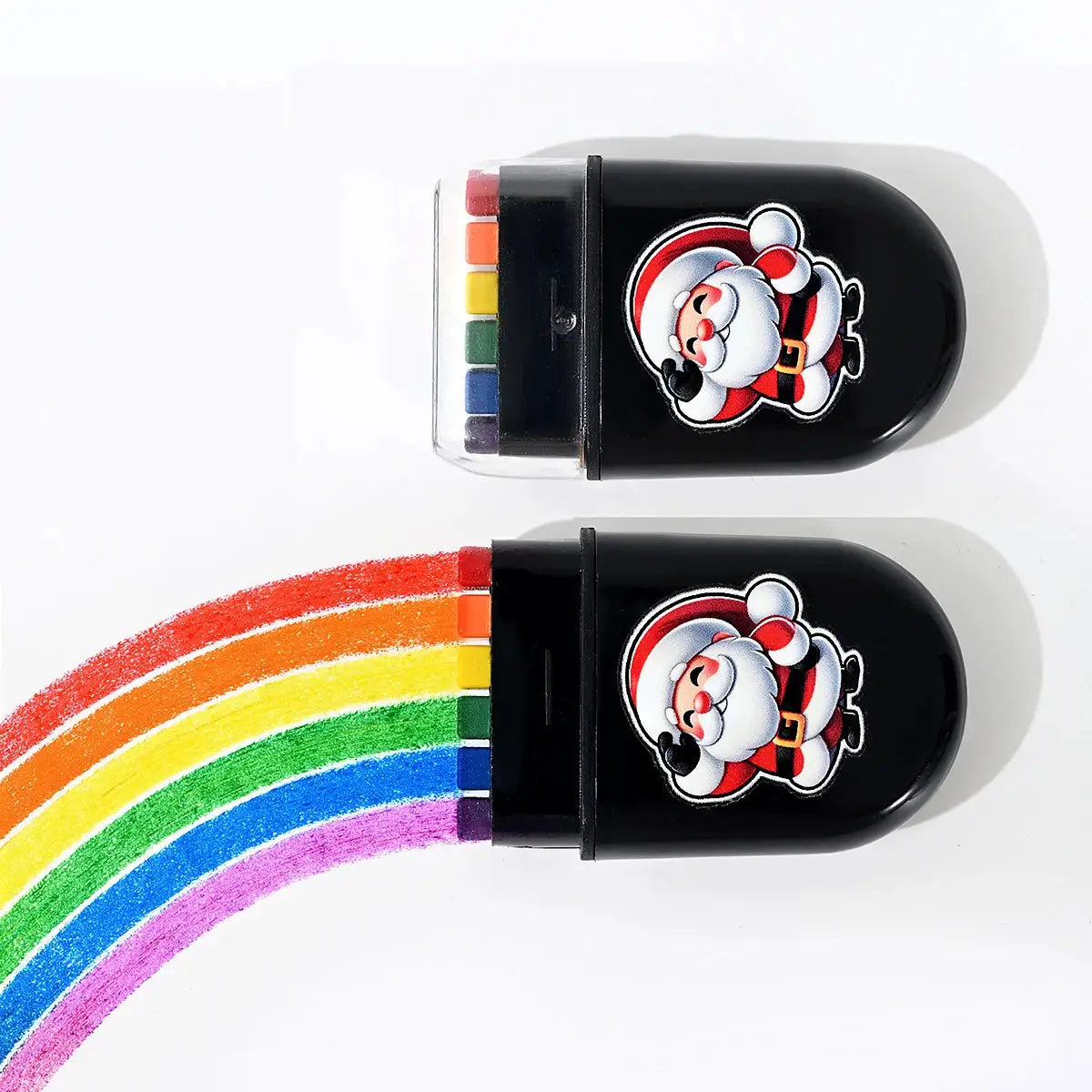 2 Pcs Rainbow Crayon Paint Color Set Oil Pastel Accessories For Birthday Party Christmas Halloween Gift