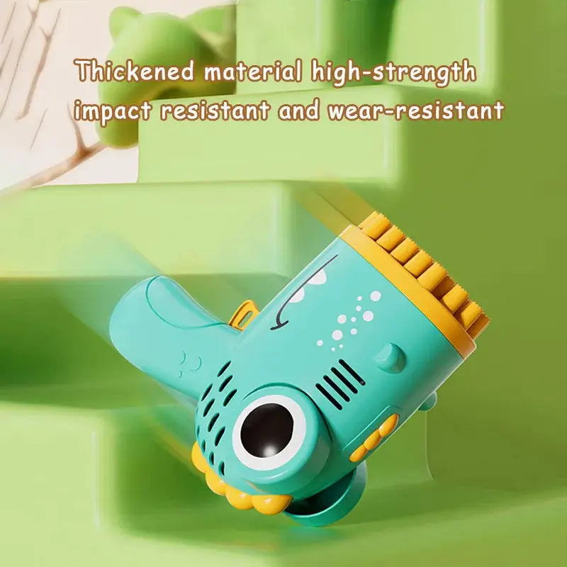 40 Hole Dinosaur Bubble Machine Handheld Electric Bubble Gun for Outdoor Weddings and Parties