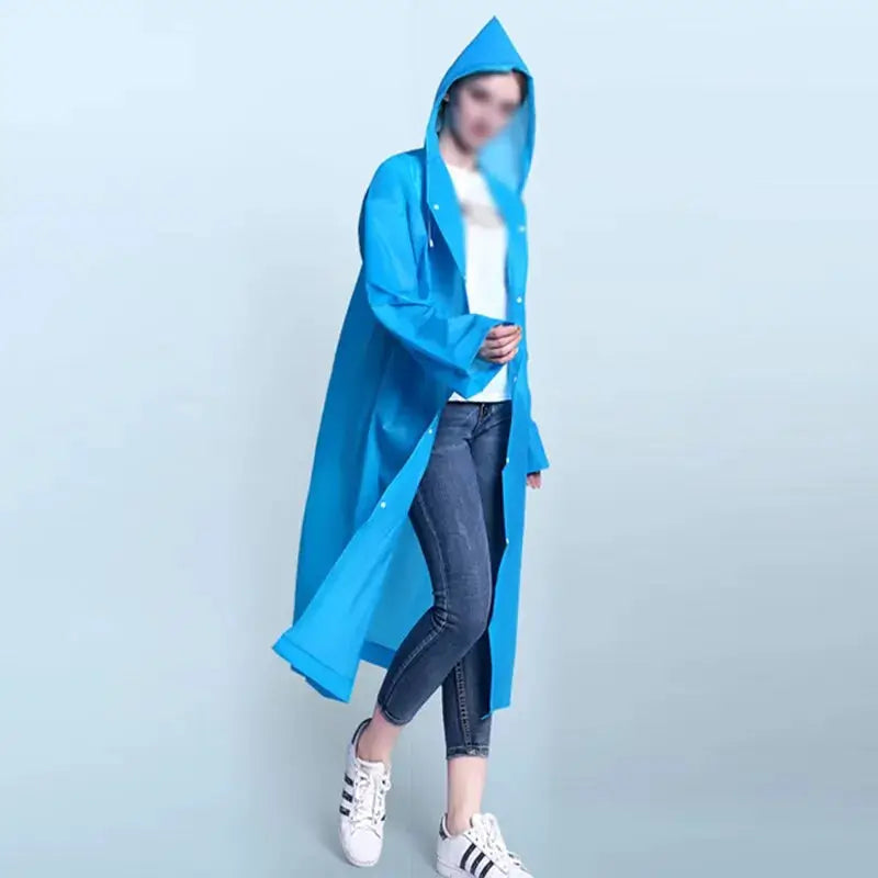 Adult Non Disposable Thickened Waterproof Universal One Piece Raincoat For Outdoor Travel And Climbing Rain Gear
