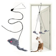Door Hanging Cat Toy Stress Relief For Living Room Interactive Kitten Toy Easy Install