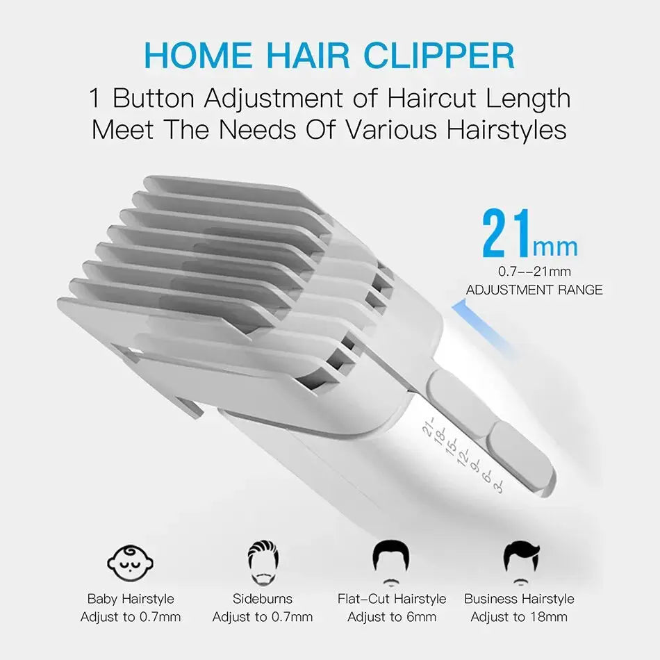 Enchen Boost Cordless Hair Clipper With Fast Type-C Charging And Ceramic Blade For Precise Trims