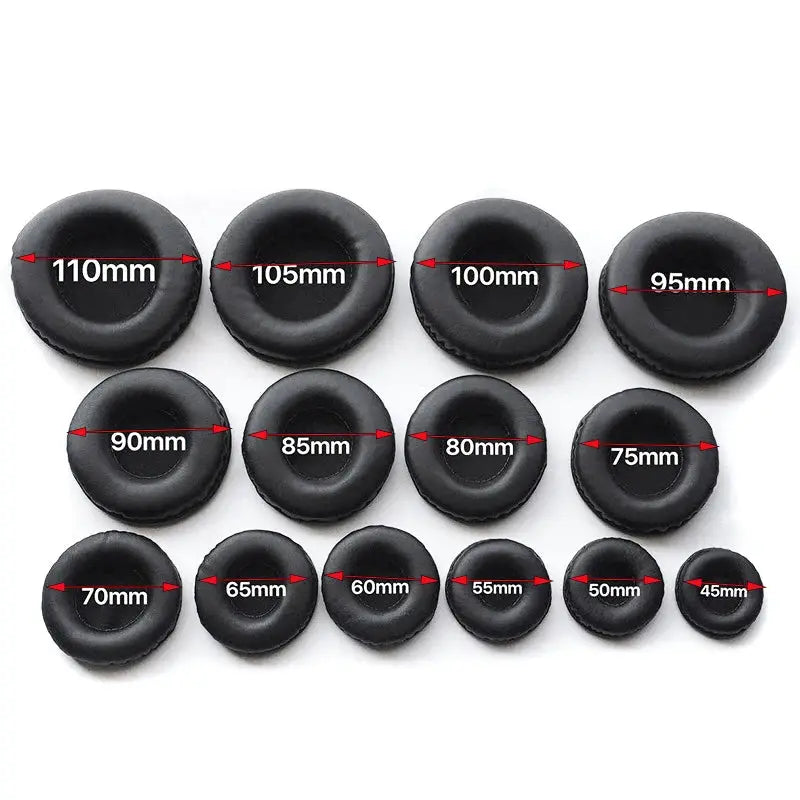 SoundLux Ear Pad Cushions For Headphones Soft Sponge Leather Foam Comfort And Noise Isolation