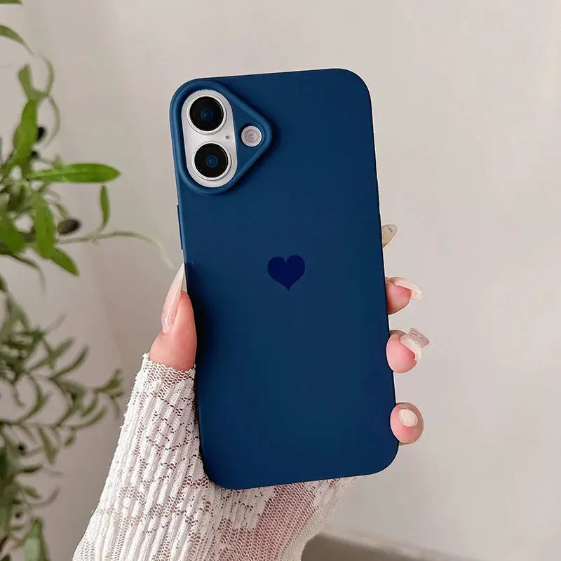 Love Candy Color Silicone Soft Case Ultra Thin Matte TPU Back Cover For iPhone 16 15 14 Plus 13 12 Mini 11 Pro Max