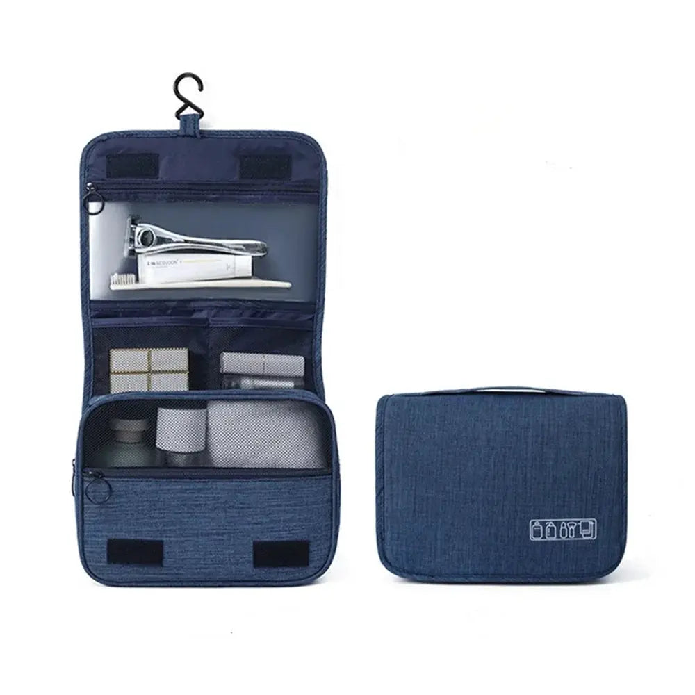 VoyagePro Portable Toiletry Washbag With Hanging Hook Waterproof Large Capacity Cosmetic Organizer For Travel