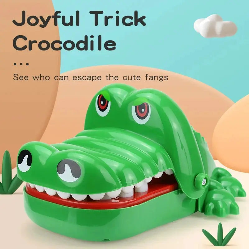 Crocodile Bite Hand Toy for Kids and Families Interactive Stress Relief Party Prank Toy for Parents and Children