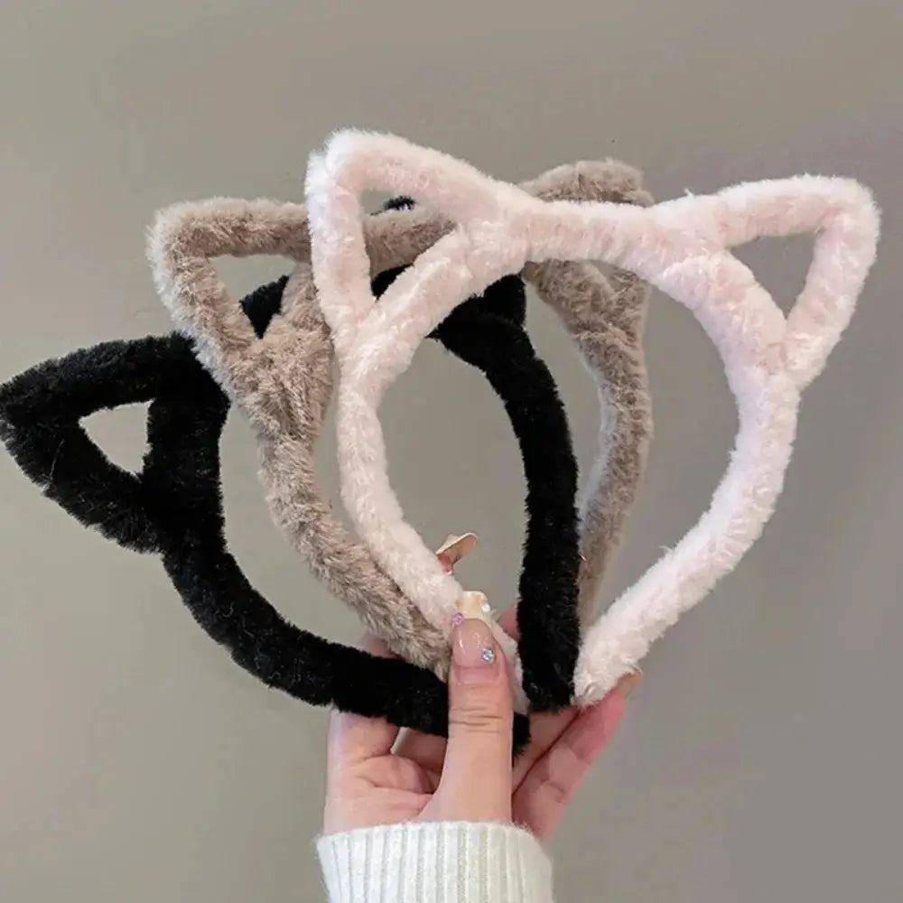 Soft Furry Cat Ear Headband For Women Ideal For Lolita Cosplay Parties Events Cute Accessory For Daily Wear