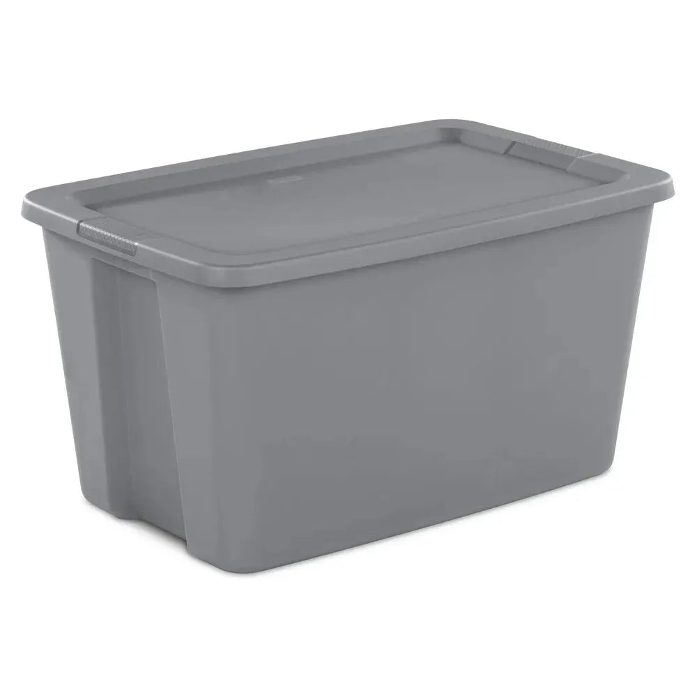 Extra Large 30 Gallon Stackable Storage Bin With Secure Lid And Integrated Handles For Easy Organization