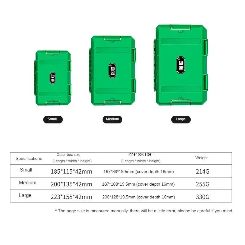BaoLian Waterproof Sealed Small Precision Instrument Parts Tool Storage Box Portable Protective Case For Moisture