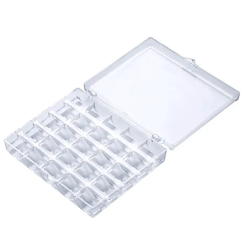 1 Piece 25 Spools Empty Bobbins Storage Box For Sewing Accessories Tools Plastic Bobbin Case Knitting Needle Organizer