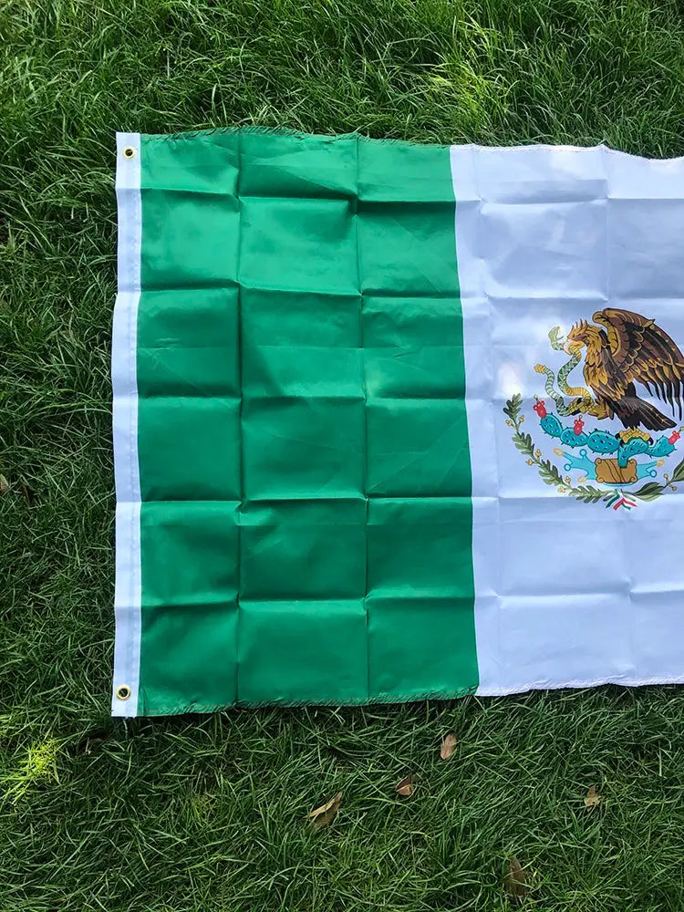 Mexico National Flag 90x150cm Polyester Hanging Banner Outdoor Decor