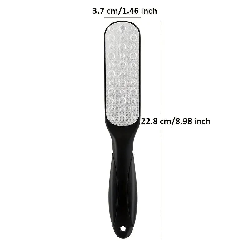 Ouriner 304 Stainless Steel Foot File Double Sided Callus Remover For Dead Skin Professional Pedicure Tool