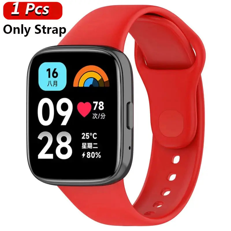 Silicone Strap+Case for Xiaomi Redmi Watch 3 Active band smartwatch Accessories Sport Bracelet For Redmi watch3 Active/Lite 2030