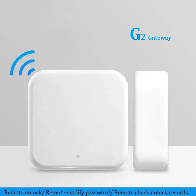 G2 Gateway two-piece smart gateway set: white square hub and slim sensor by Simples Market