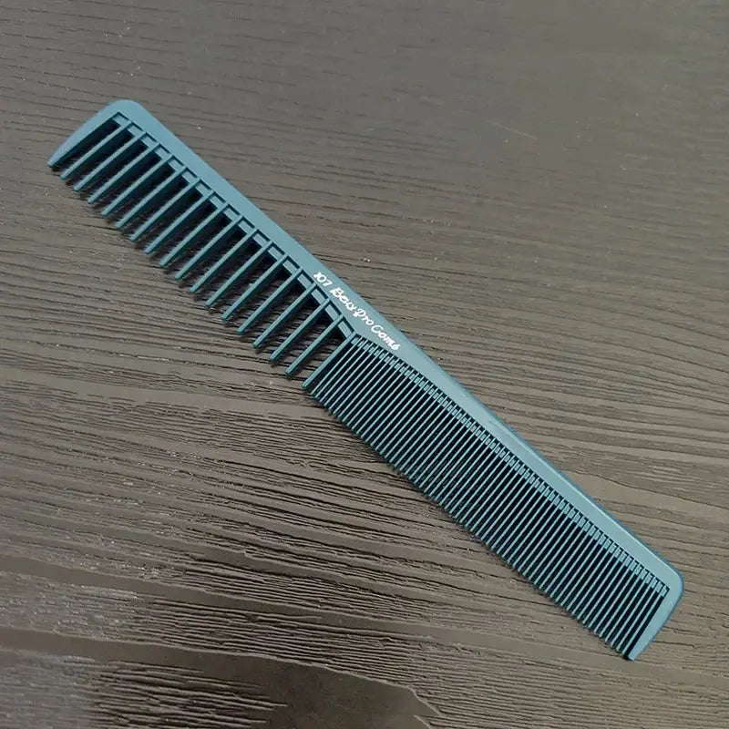Professional anti-static blue flat-head fine-tooth haircut comb by Simples Market