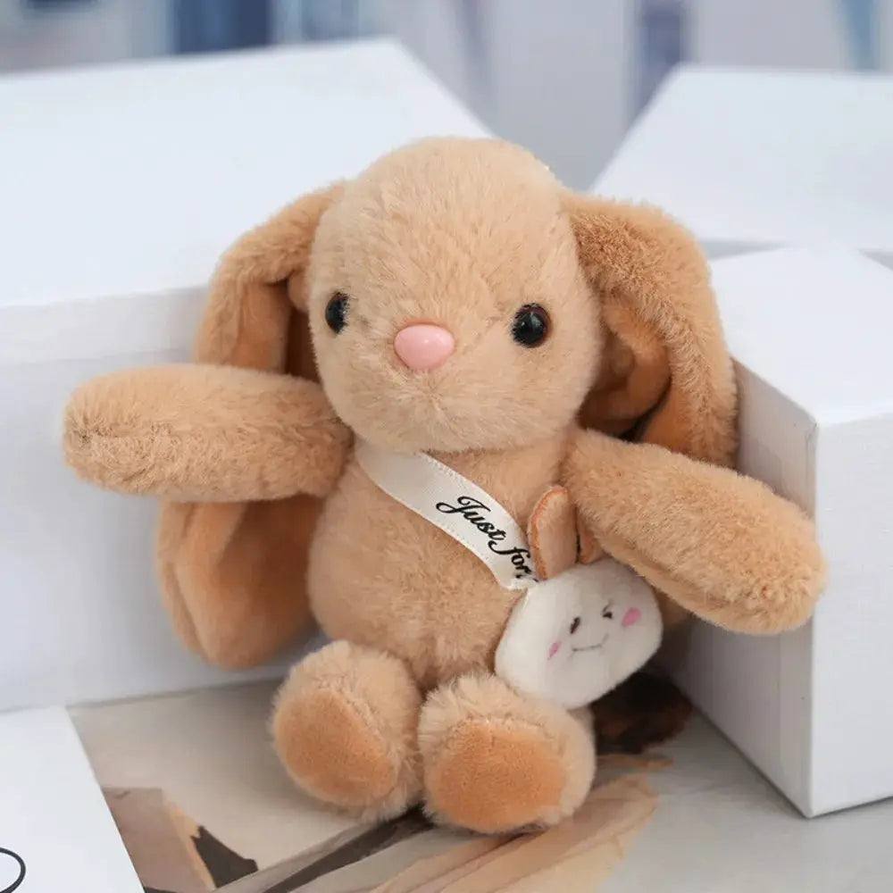15cm Women's Rabbit Fur Keychain Bag Charm Car Pendant Jewelry Decoration Fashion Accessory