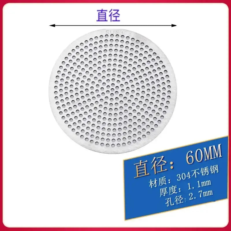 Simples Market drain hair catcher stopper, round 60mm stainless steel filter for kitchen sink/bathroom shower